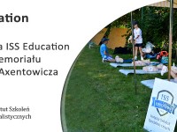 ISS Education Prezentacja – Memoriał Grzegorza Axentowicza